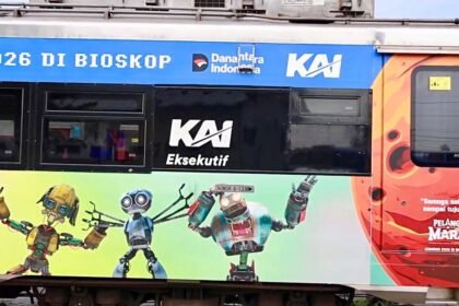 Kereta KAI berlivery 'Pelangi di Mars' (Foto: dok ekraf.go.id)